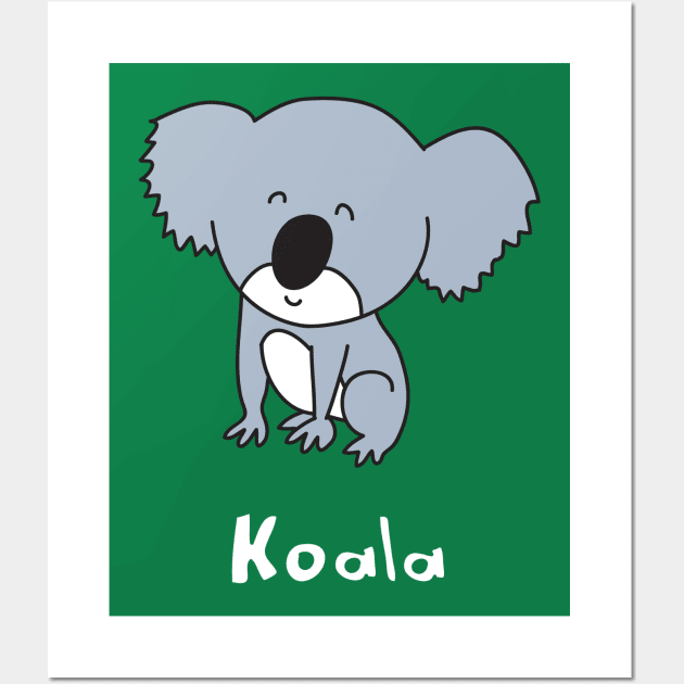 Koala Wall Art by ptdoodles